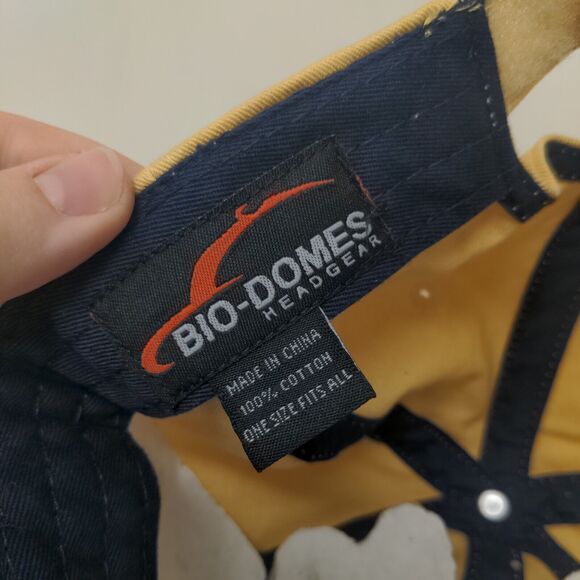 Biloxi Beach Mississippi Strapback Hat Tan OSFA Bio-Domes Headgear Embroidered - Picture 8 of 8